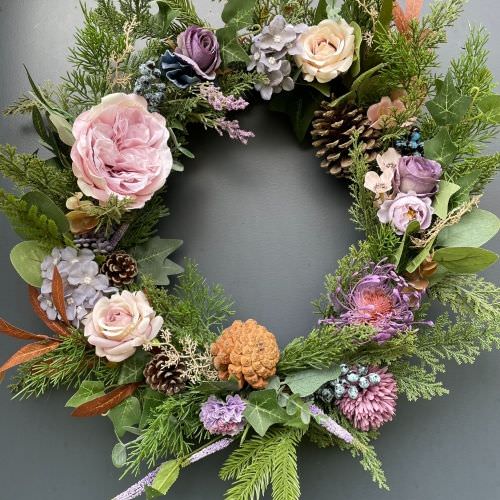 Image de Couronnes de porte fleuries